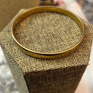 Vintage Monet bangle bracelet, gold tone